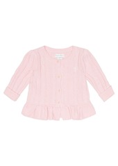 Ralph Lauren: Polo Polo Ralph Lauren Kids Baby cable-knit cotton cardigan