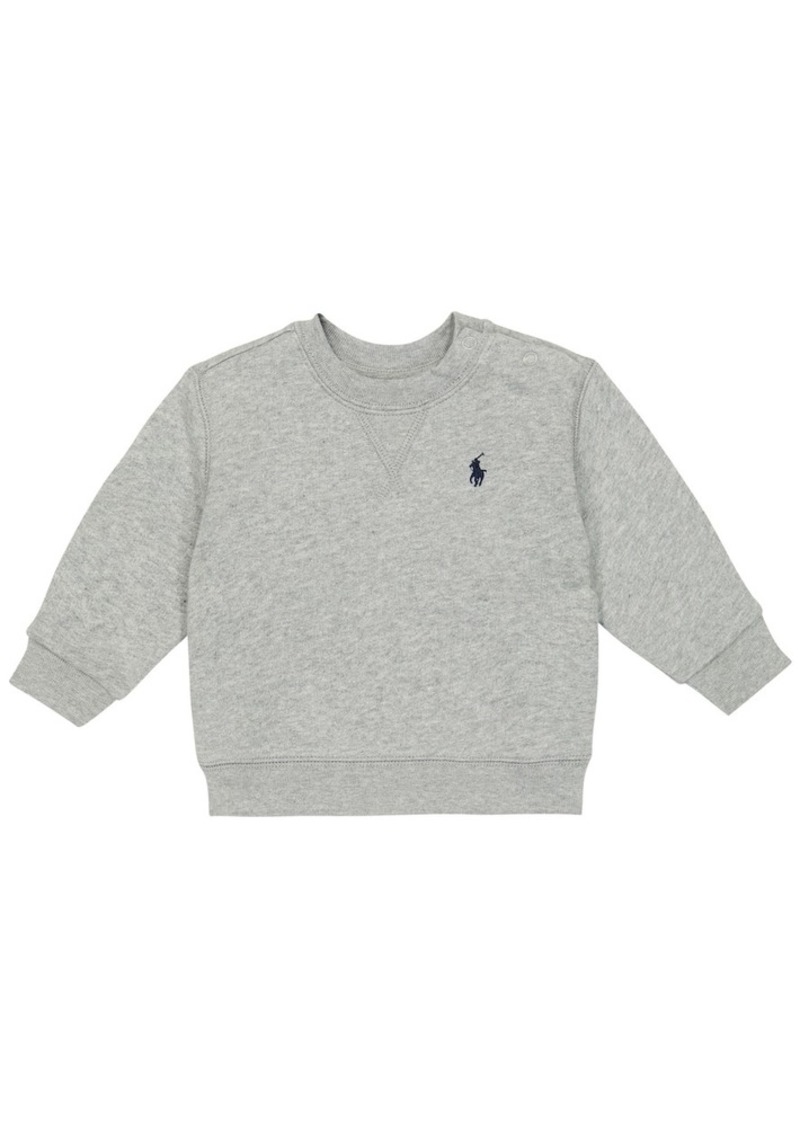 Ralph Lauren: Polo Polo Ralph Lauren Kids Baby cotton-blend sweatshirt