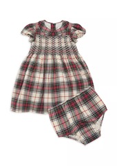 Ralph Lauren: Polo Baby Girl's 2-Piece Plaid Dress & Bloomers Set