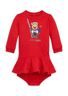 Ralph Lauren: Polo Baby Girl's Polo Bear Fleece Dress