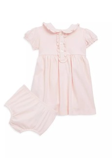 Ralph Lauren: Polo Baby Girl's Polo Dress & Bloomers Set