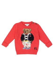 Ralph Lauren: Polo Polo Ralph Lauren Kids Baby Polo Bear intarsia cotton sweater