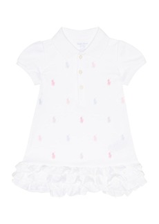 Ralph Lauren: Polo Polo Ralph Lauren Kids Baby set of cotton dress and bloomers