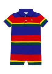 Ralph Lauren: Polo Polo Ralph Lauren Kids Baby striped piqué bodysuit