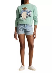 Ralph Lauren: Polo Bear Cadet Cotton Crewneck Sweater