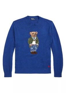 Ralph Lauren Polo Bear Cotton Crewneck Sweater