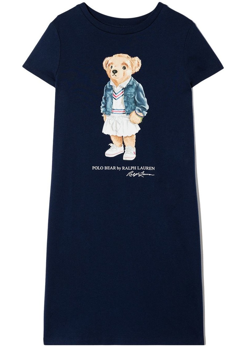 Ralph Lauren: Polo Polo Bear cotton T-shirt dress