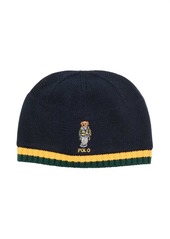 Ralph Lauren Polo Bear embroidered knitted beanie