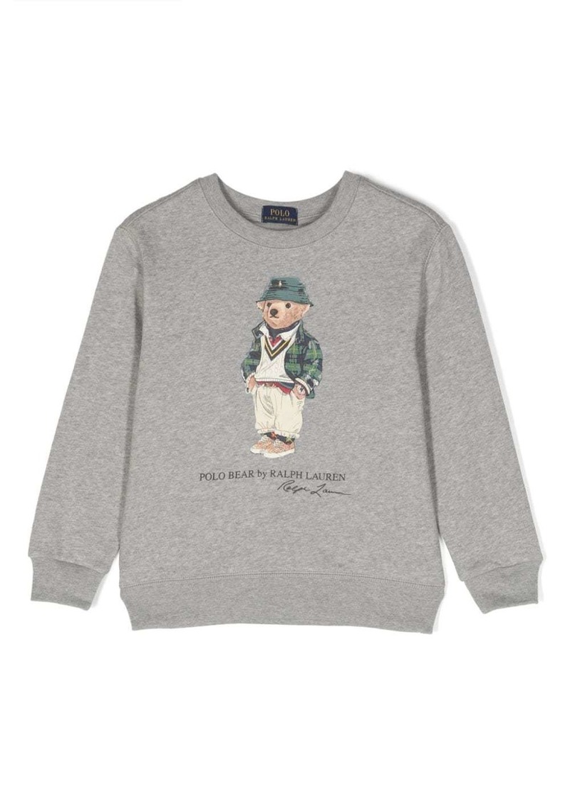 Ralph Lauren Polo Bear-motif jersey sweatshirt