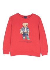 Ralph Lauren Polo Bear-print long-sleeved sweatshirt
