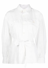 Ralph Lauren: Polo belted button-front shirt