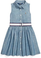 Ralph Lauren: Polo Belted Chambray Shirtdress (Toddler)