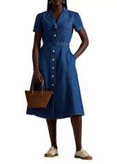 Ralph Lauren: Polo Belted Denim Shirtdress