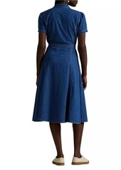 Ralph Lauren: Polo Belted Denim Shirtdress