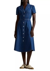 Ralph Lauren: Polo Belted Denim Shirtdress