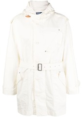 Ralph Lauren Polo belted-waist hooded cotton parka