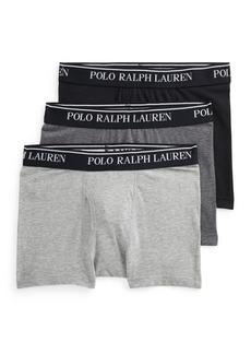 Ralph Lauren: Polo Big Boys 3-Pack Boxer Briefs - Gray, Black