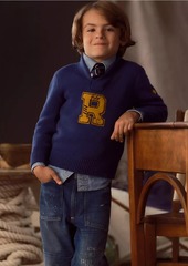Ralph Lauren: Polo Big Boy's Letterman V-Neck Sweater