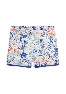 Ralph Lauren: Polo Big Boy's Sea Print Swim Trunks