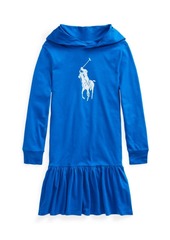 Ralph Lauren: Polo Big Girls Big Pony Cotton Jersey T-shirt Dress
