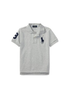 Ralph Lauren: Polo Big Pony Cotton Mesh Polo Shirt (Little Kids)