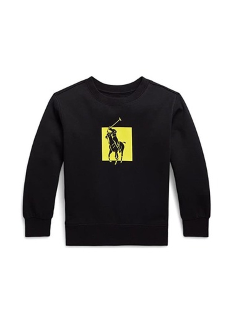 Ralph Lauren: Polo Big Pony Logo Double-Knit Sweatshirt (Toddler)