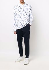 Ralph Lauren Polo boat-print cotton pullover hoodie