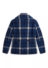 Ralph Lauren: Polo Boy's Plaid Double-Breasted Coat