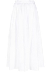 Ralph Lauren: Polo broderie-anglaise linen midi skirt