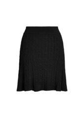 Ralph Lauren: Polo Cable-Knit A-Line Skirt