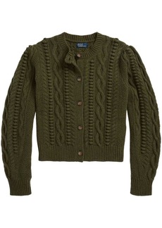 Ralph Lauren: Polo cable-knit button-up cardigan