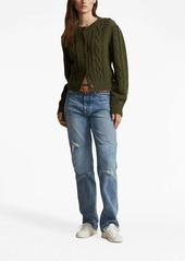 Ralph Lauren: Polo cable-knit button-up cardigan