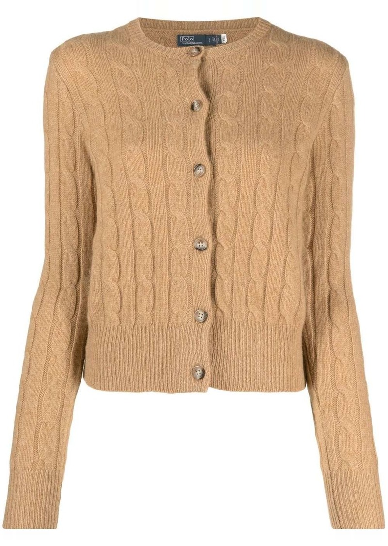 Ralph Lauren: Polo cable-knit cashmere cardigan