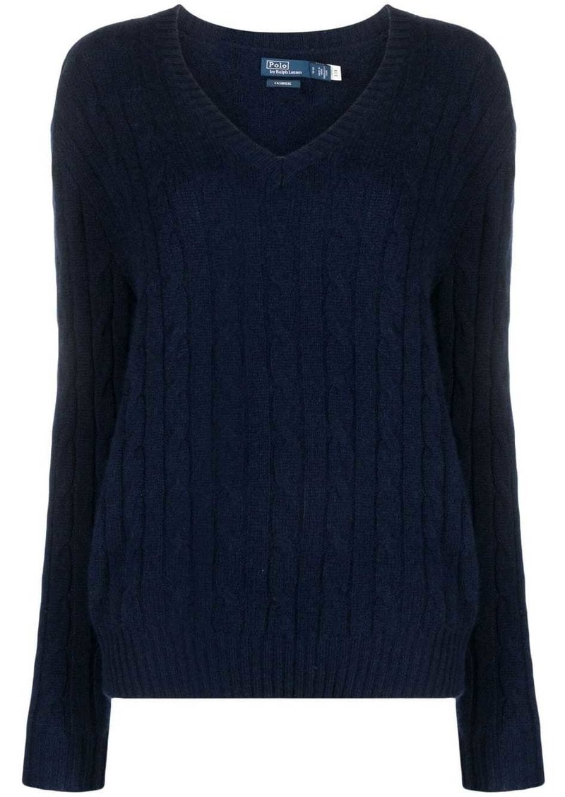 Ralph Lauren: Polo cable-knit cashmere jumper