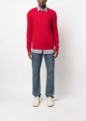 Ralph Lauren Polo cable-knit cashmere jumper