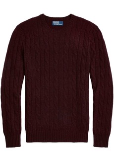 Ralph Lauren Polo cable-knit cashmere jumper