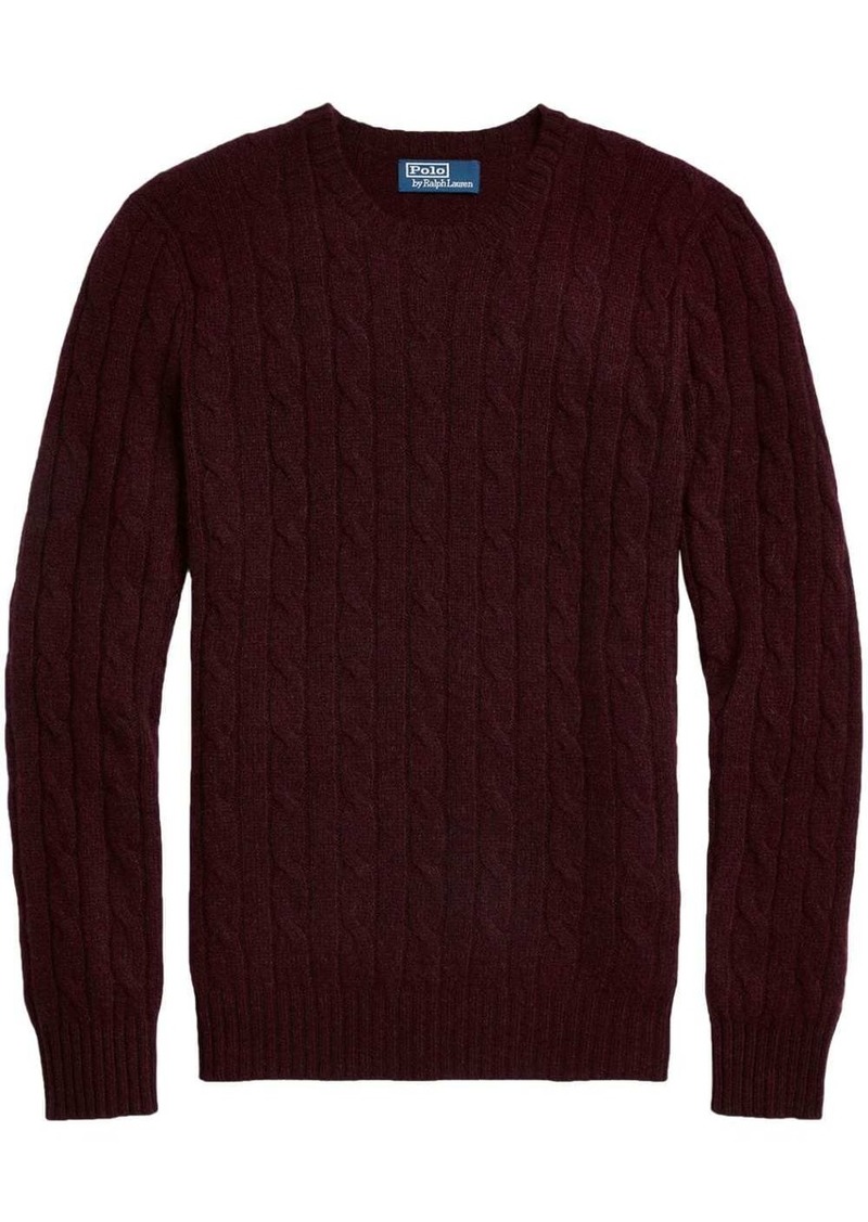 Ralph Lauren Polo cable-knit cashmere jumper