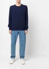 Ralph Lauren Polo cable knit cashmere sweater