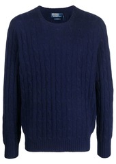 Ralph Lauren Polo cable knit cashmere sweater