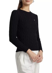 Ralph Lauren: Polo Cable-Knit Cotton Crewneck Sweater