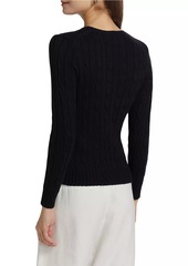 Ralph Lauren: Polo Cable-Knit Cotton Crewneck Sweater