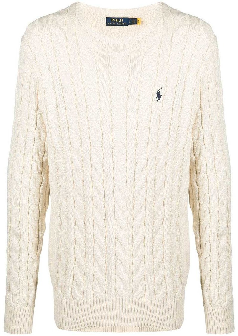 Ralph Lauren Polo cable-knit cotton jumper