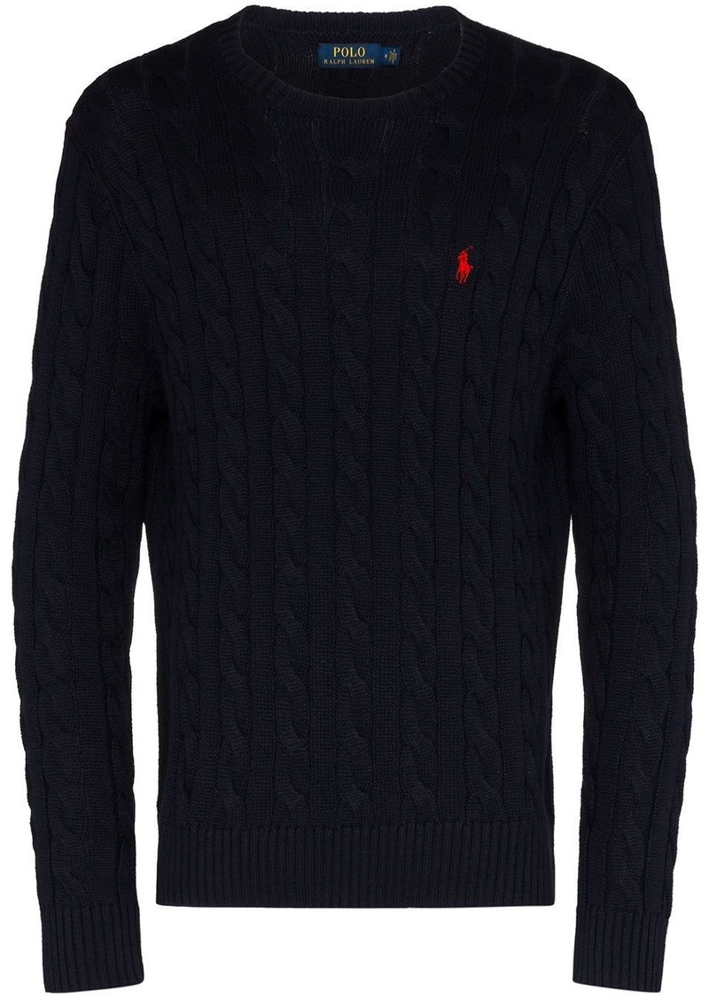 Ralph Lauren Polo Polo-Pony cable-knit jumper