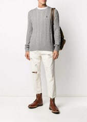 Ralph Lauren Polo cable knit knitted sweatshirt