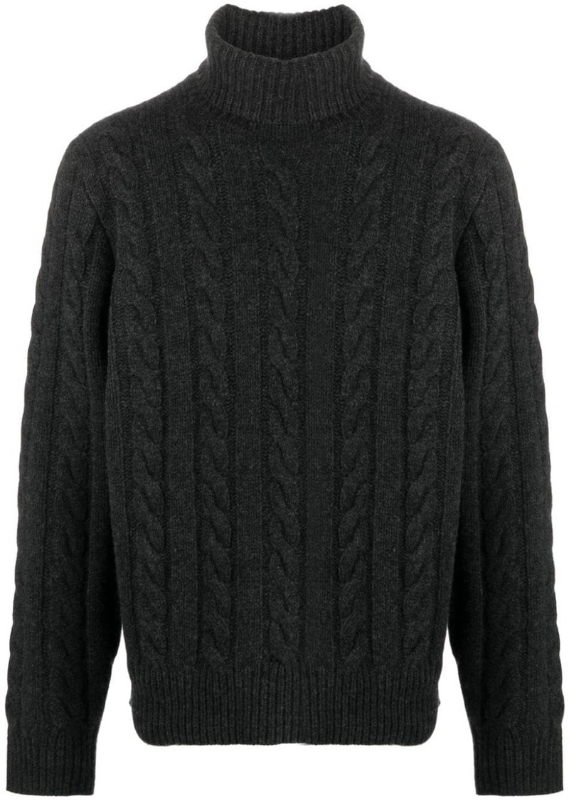 Ralph Lauren Polo cable-knit roll-neck jumper