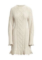 Ralph Lauren: Polo Cable-Knit Sweaterdress