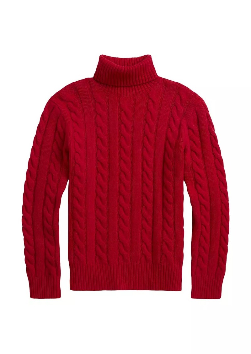 Ralph Lauren Polo Cable Knit Turtleneck Sweater