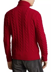 Ralph Lauren Polo Cable Knit Turtleneck Sweater