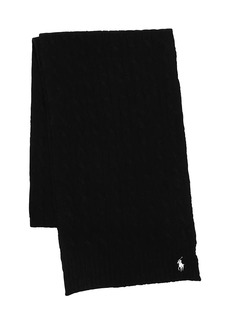 Ralph Lauren: Polo Cable-Knit Wool & Cashmere Scarf