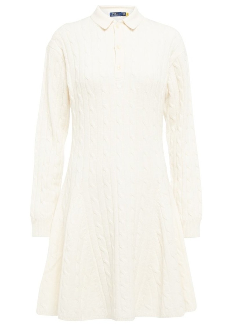 Ralph Lauren: Polo Polo Ralph Lauren Cable-knit wool and cashmere mini dress